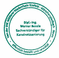 Gutachten für Kanalsanierung in Nordrhein-Westfalen